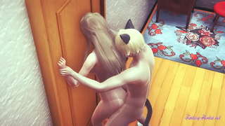 Genshin ຜົນກະທົບ Hentai-Lisa ຍາກຮ່ວມເພດ