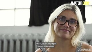 AMATEUR EURO - Amateur-PAWG Blonde Gaby Hardcore Gefickt In der Erste Porno-Audition