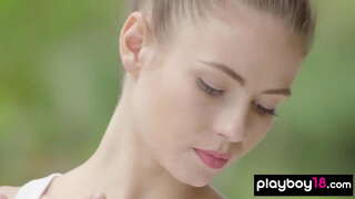 Sale brünett lits eemaldamine ajal box koolitus