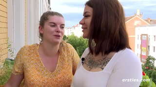 Naughty Asian lesbians make it throughout the house 